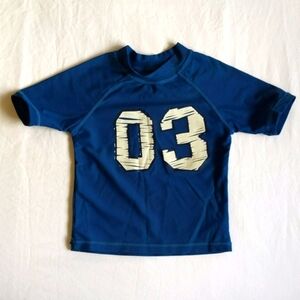 joe fresh short sleeve swim rash guard 3T toddler boys